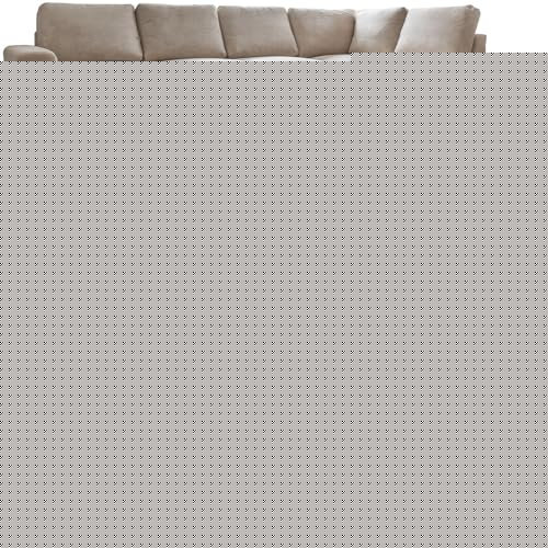 MIUFORM Lofty Lilly mit Bettkasten | 8 Sitzer Ecksofa | U-form rechts | 303 x 197 x 84cm | Klappsofa mit Schlaffunktion | Schlafsofa klappbar | Wohnlandschaft (Beige)