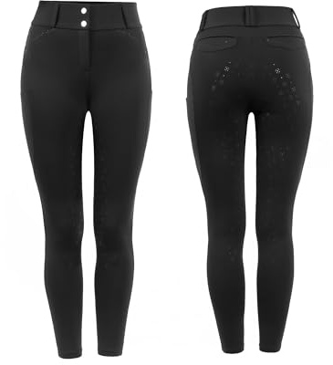 Cavallo CANDERA Grip Mobile Reithose Damen Black Vollbesatz Sportswear HW 2023, Größe:40