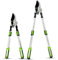 Crystals Telescopic Bypass Lopper – Tree Lopper for Gardening Heavy Duty – Hand Loppers Extendable from 28 to 35 Inches – Sharprazor C50 Blade - Green