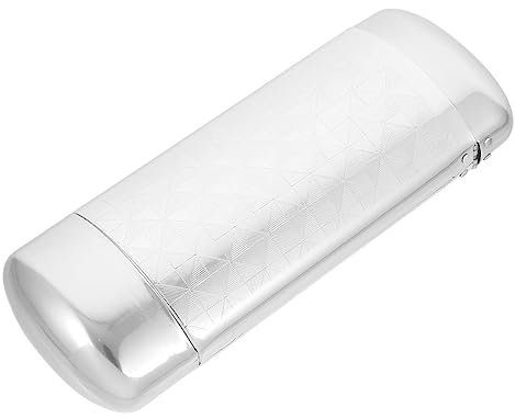 VALICLUD Hartschalen-brillenetui Brillenbox Aus Legierung Brillenetui Klappverschluss Hartes Brillenetui Brillentasche Sonnenbrillen-tragebox Reise Leicht Mann Aluminium Lesebrillenetui