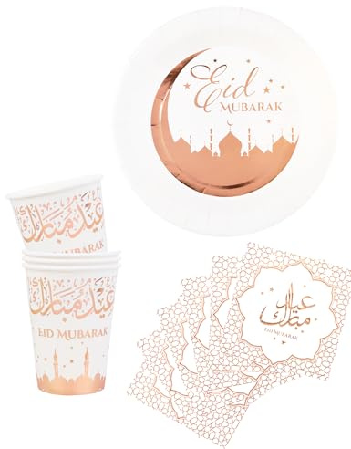 DEGUISE TOI Kit vaisselle Eid Mubarak