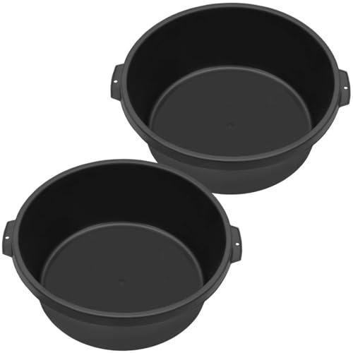 KOTARBAU® 2er Set Mörtelwanne 11 L Mörtelkübel Kunststoffwanne ⌀ 30 cm Maurerkübel Rund Baueimer Mörteleimer Wanne Kunststoff Mauererkübel Mörtelwannen Plastikwanne groß