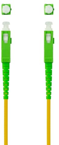 CAVO FIBRA SC/APC-SC/APC MONOMODO LSZH AMARIL 10M: Perfetto per collegamenti rapidi nelle reti di telecomunicazione. Il suo design LSZH riduce la tossicità e il fumo negli incendi, ideale per