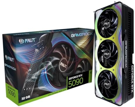 Palit GeForce RTX 5090 GameRock (32 Go GDDR7/PCI Express 5.0/2407 MHz/28000 MHz)