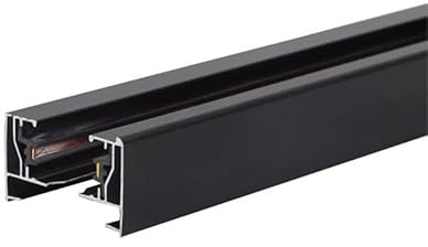Brightium Binario monofase nero 1M, 300 W max, IP20 - ideale per illuminazione interna e sistemi di montaggio a soffitto.