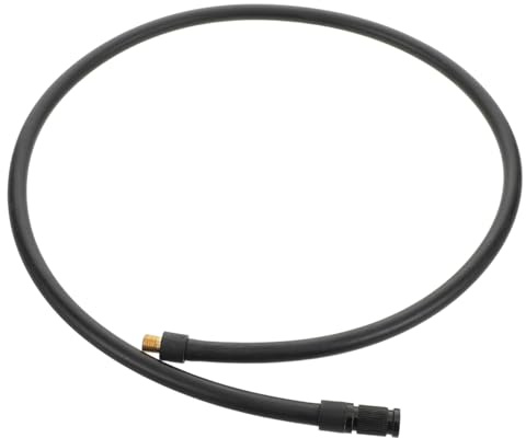 MOLUCKFU Reifenfüllerschlauch Verlängerung 80Cm Hochdruck Gummischlauch Mit Gewindeanschluss Für Luftpumpe Auto Motorrad Fahrrad Flexibler Reifenfüller Schlauchadapter