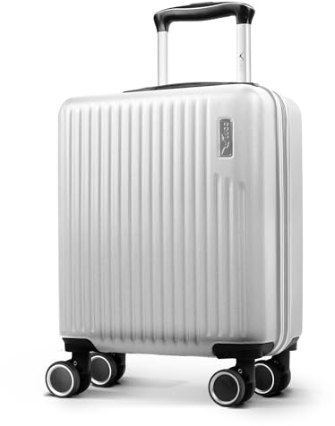 LUGG 15inch Vacay Suitcase ABS Luggage, Aluminium Trolley Handle, 360° Spinner Wheels, Water-Resistant & Durable Material - Airline Compatible (45 x 20 x 33cm)