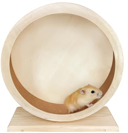 Tyst Hamsterhjul, Stort Hamsterhjul Med Tyst Löpning, Tysta Träningsaccessoarer Med Bas Och Snurra För Smådjur Inklusive Möss Chinchilla Och Gerbiler För Löpning Berikning Motverkan Av