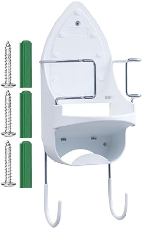 Soporte De Pared para Tabla De Planchar | Colgador De Tabla De Planchar | Gancho De Puerta para Tablas De Planchars, Organizador De Plancha, Gancho Montado sobre Puerta