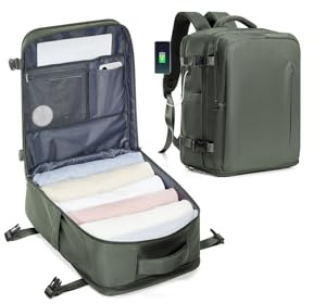 SZLX Ryanair Handbagage 40x30x20 Ryggsäck Damryggsäck för laptop Easyjet Bag Resryggsäck Handbagage Vattentät arbetsryggsäck för män Sportryggsäck med skofack Svart