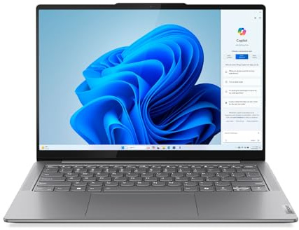 Lenovo Yoga Slim 7 14IMH9 14 WUXGA OLED Laptop, Intel Core Ultra 5 125H, 16GB RAM, 512GB PCIe SSD, Windows 11 Home, Wi-Fi 6E, Backlit KB, Luna Grey (83CV0036UK)