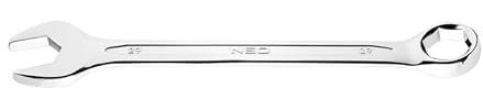 NEO TOOLS La chiave a forchetta ad anello da 29 mm, anello esagonale, La parte aperta della chiave ha parti profilate