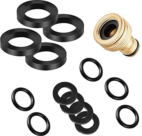 Mario10 72 PCS Different Size Rubber O Rings Set - Black Rubber Ring Kitchen Tap Washers for Mixer Taps, O Rings, Shower Hose Washer, Plumbing - Standard Grade
