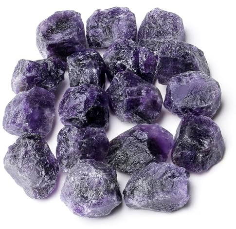 XIANNVXI Amethyst Stein Rohsteine Kristalle Steine Premium Naturstein Heilsteine Kristall Heilung Reiki (200G)