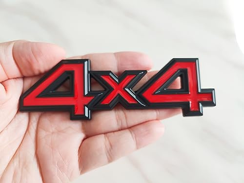 WEERSHUN 3D Metall-Emblem Aufkleber, Schwarz, Universal, Auto, LKW, Pickup