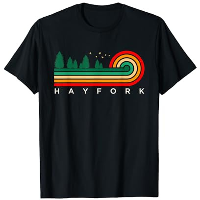 Evergreen Vintage Stripes Hayfork, California T-Shirt