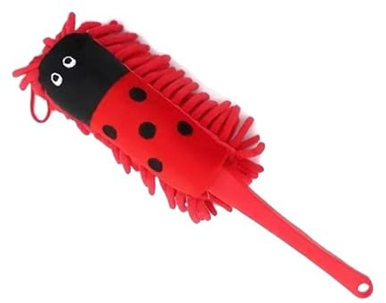 AD-BCrbgen Crbgen Duster Brush Mini Animal Dust Removal Cleaner Anti Dusting Brush Home Hand Air-condition Feather Car Cleaning(Red)