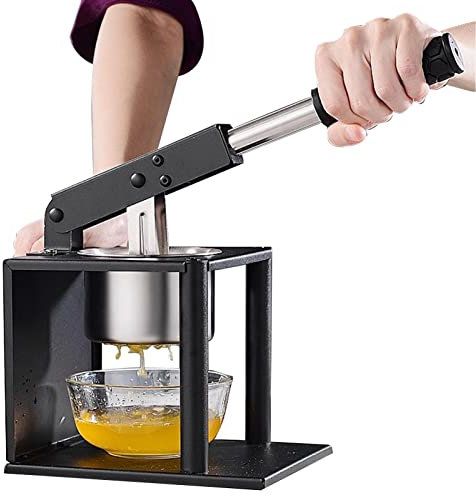 Presse-citron manuel 1/2 pièces – Presse-citron polyvalent, presse-agrumes portatif | Extracteur de chaux de table, presse-agrumes domestique pour fruits, cadeau de cuisine en acier inoxydable, noir