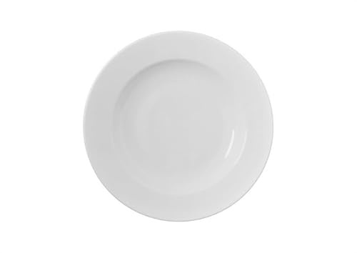 METRO Professional Plato llano Adeani, porcelana, apto para lavavajillas y microondas Ø 22.5 cm, blanco, 6 unidades