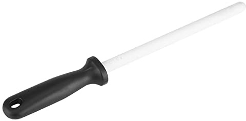 YUMILI 20,3 cm Keramik-Schleifstab – Messerschärfer, Schärfstein, Werkzeug für Küchenmesser, große Schärffläche und Soft-Grip-Griff