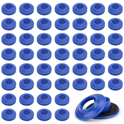 HESUSUSI oeillet en Plastique pour bache 50 Pièces 28 x 28 x 12 Mm Œillets en Plastique pour Bâche De Piscine Œillets Autoperforante Auto Bloquant pour Tissus Bâche Tente Voile