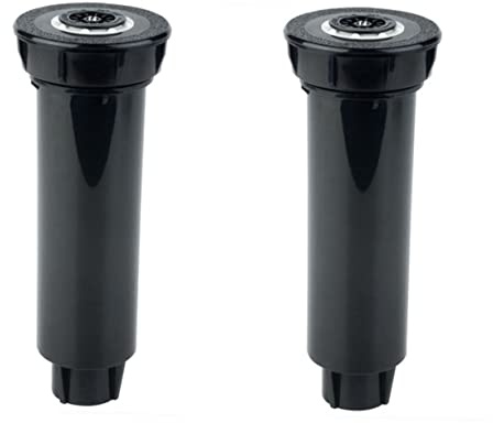HEMOTON Buse Irrigation Arroseur Rétractable, Arrosage Automatique Abs Noir, Lot de 2, Filtre Intégré, Installation Facile, et Jardin pour Pelouse
