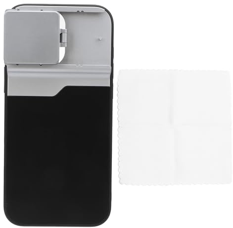 Smartphone Kamera Objektiv Set, 2X Telezoom, 10X Makro & 0,35X 180° Fischaugenlinse - Aluminiumgehäuse, Multi-Coated Linsen, vielseitig für Makro-, & Weitwinkel-Aufnahmen