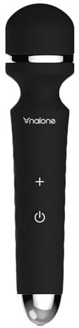 NALONE Rock, Mini Magic Wand Massager Mit Multi-Stufen, Kitzler G-Punkt, Wasserdicht, Schwarz