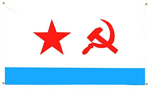Flaggenfritze® Balkonflagge UDSSR Sowjetunion Marine - 90 x 150 cm