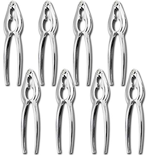 Crab Crackers and Tools, Lobster Crackers, Seafood Crab Leg Cracker Tools, Nut Cracker Set, 8 Pack