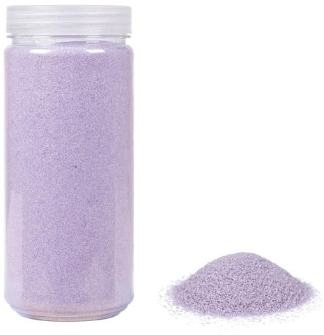 Heku 30330-06: sabbia decorativa/colore lilla, 750 g, in barattolo richiudibile, 750g