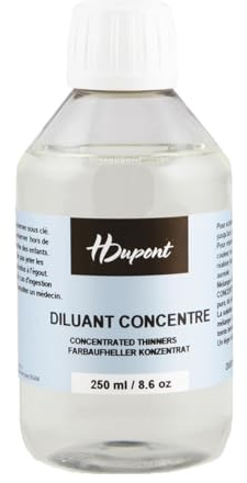 H DUPONT DU0710250000C - Diluant concentré 250 ml - Pour la Peinture sur Soie