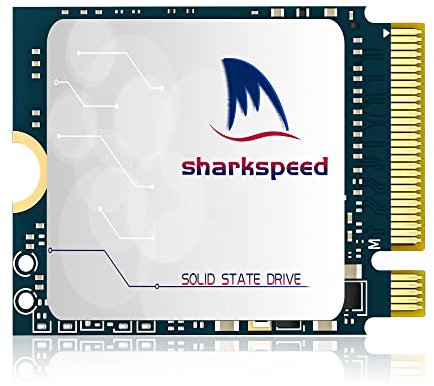 S SHARKSPEED SSD 512GB M.2 2230 NVME PCIe Gen 3.0x4, TLC 3D NAND, Per Steam Deck Microsoft Surface pro7+/proX/laptop3/laptop4/laptop Go Ultrabook Notebook PC (512GB, M.2 2230 PCIe)