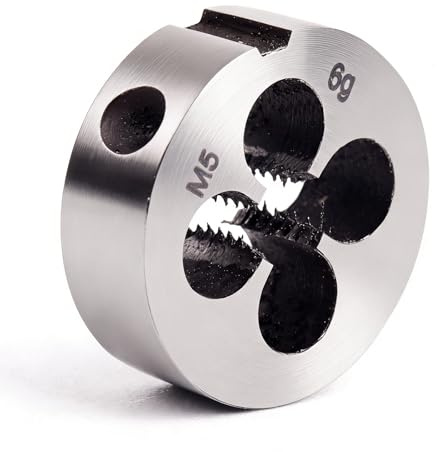 ATOPLEE 1 x M6 metrisches Rechtsgewinde-Schneideisen, M6 x 1,0 mm