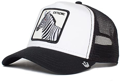Goorin Bros. The Farm, Cappello da Camionista Unisex, Chiusura a Scatto Regolabile, Exxxtreme (Ebano), Taglia Unica, Taglia Unica