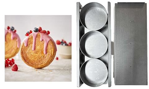 Stampo professionale NEW YORK ROLL - croissant tondo Diametro 10 cm h 3,5