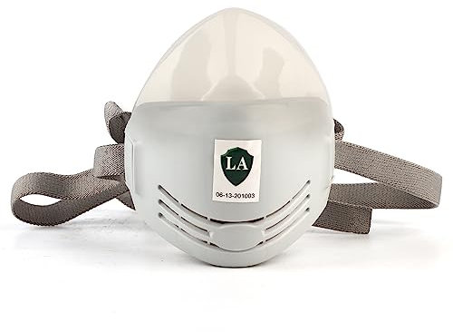 FUZHUI Masque à Gaz Respiratoire Anti-poussière Pour Soudage, Filtration Améliorée pour la Sécurité de la Peinture en Aérosol Et de la Poussière pour Les Travailleurs Industriels