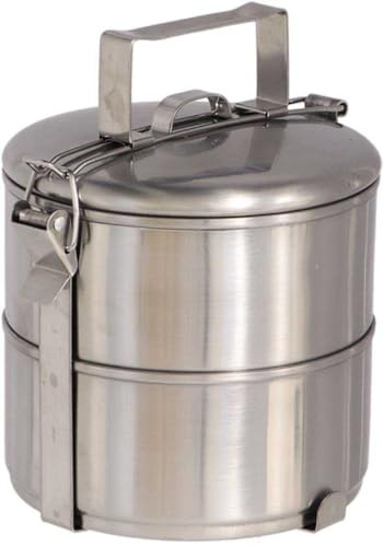 Boîte à Lunch tiffin à 2 étages En Inox - Taille S
