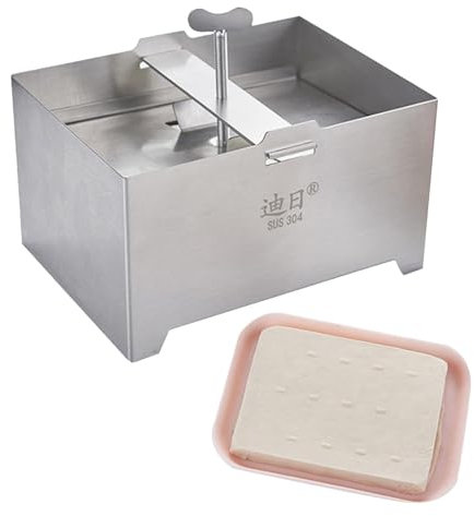 Tofupresse, Paneer-Form - Tofu-Pressform aus Edelstahl | Paneer-Abtropfgestell und Sieb,Küchen-Kochzubehör Käseform Mit Pressdeckel, Küchen Gadgets Für Tofus