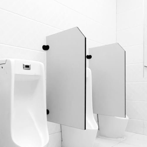 sjdoPulse Urinal,Trennwand Für Toiletten, Wandmontierter Sichtschutz Für Herrenurinale, Urinal,Trennwandverlängerung Für Öffentliche Toiletten Für Herren, Urinal,Trennwand Für Schulen/E,3Pcs