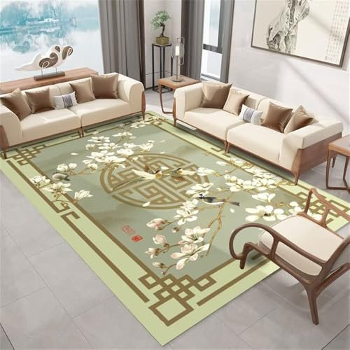 RUGMRZ Teppich Quadratisch Moderne minimalistische Wohnzimmer Sofa Schlafzimmer Dekoration, rutschfest und einfach zu warten Vorzimmer Teppich Flokati Teppich Rutschfester Teppich 180X250CM