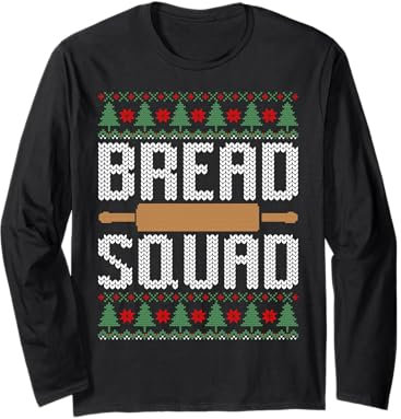 Rouleau à pâtisserie de Noël - Pain Baker - Ugly Sweater Manche Longue