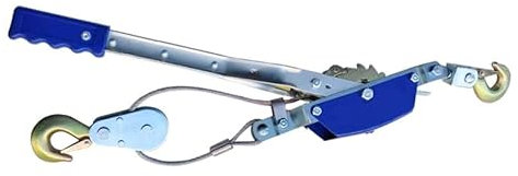 Come along winch heavy duty,Wire Tightener Winch 2 T (4400lb) pull, 3.6 ft steel cable, 2 anti-detachment hooks, non-slip handle Heavy-duty ratcheting power puller tool, vehicle recovery(3T/6600lb-1.6