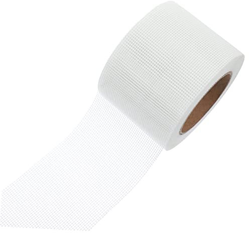 Alipis Nastro Sigillante Autoadesivo Per Crepe e Giunti Cartongesso in Fibra Di Vetro 10 Cm x 30 m Per Riparazioni Muri Ad Alta Adesività e Resistenza a Lungo Termine