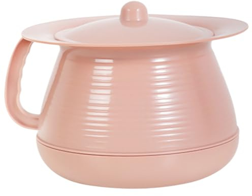 Urinoir portable 1, 5 L avec couvercle et poignée, bassin de lit avec brosse, seau d'urgence, dispositif d'urination réutilisable pour femmes et personnes âgées, Style 1. Toilettes portables