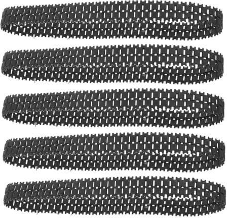 FUNNETOYU 5 pièces Rubber Tank Track Replacement for Remote Control Tank Robot DIY Model Enhances Stability Tracks Parts for Robot