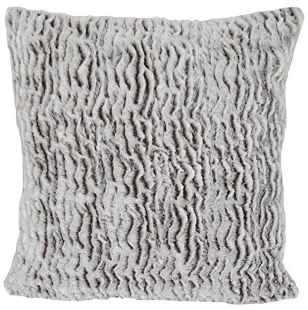 Quantum Interior XXL Kuschelkissen 3-D Kissen gefüllt Wave, Wellen-Optik Kunstfell Sofa-Wohnzimmer, Bett oder Schlafzimmer Dekoration(70x70 cm)