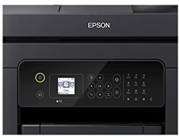 Epson WorkForce WF-2830DWF Multifunzione a Getto d'Inchiostro 4-in-1, Stampa 5.760 x 1.440 dpi, Scansione, Copia, Fax, ADF, Wi-Fi, Cartucce Singole, LCD da 3.7 cm, Nero