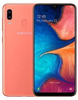 Samsung Galaxy A20e Dual-SIM 32GB 5.8-Inch HD+ 13MP Camera Android 9 Pie UK Version Smartphone – Coral (Renewed)