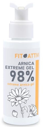 Arnika Gel Forte Konzentrat 550 ml, Arnika für Pferde Human Use 98%, Arnika Salbe Extrem mit Vitamin E, Minze und Lavendel, 100% Made in Italy